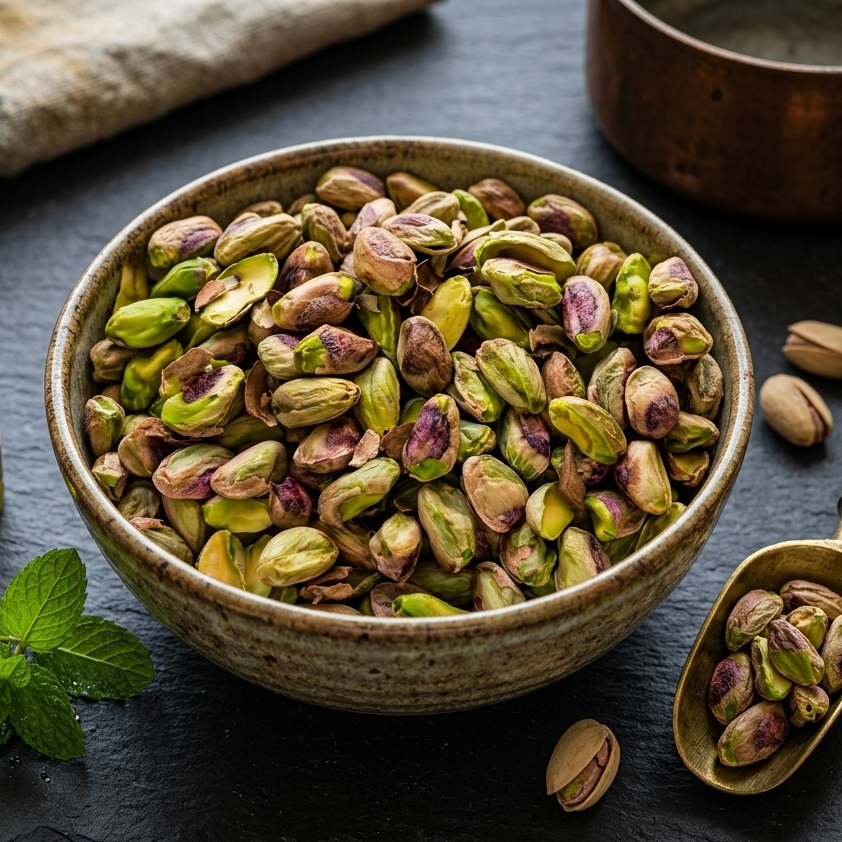 Fresh Green Pistachios